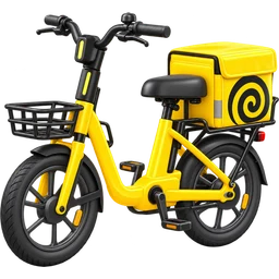 Yandex Eats kuryer velosipedi